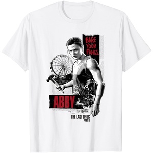 image:imageThe Last of Us Part II Abby Bare Your Fangs Big Chest Poster TShirtWhite