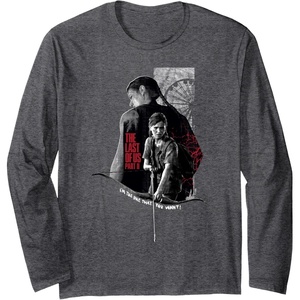 image:imageThe Last of Us Part II Abby Ellie Im The One That You Want Long Sleeve TShirtDark Heather Grey