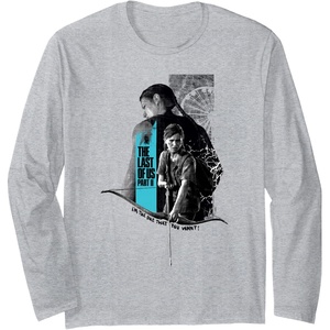 image:imageThe Last of Us Part II Abby Ellie Im The One That You Want Long Sleeve TShirtHeather Grey