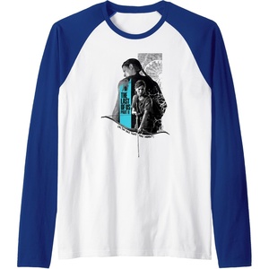 image:imageThe Last of Us Part II Abby Ellie Im The One That You Want Raglan Baseball TeeRoyal BlueWhite