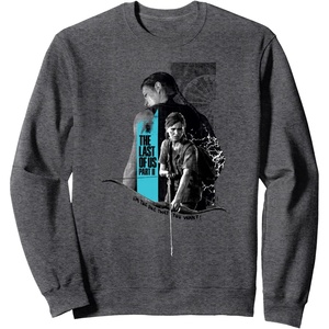 image:imageThe Last of Us Part II Abby Ellie Im The One That You Want SweatshirtDark Heather Grey