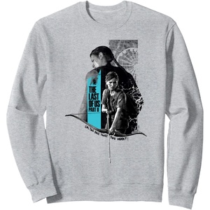 image:imageThe Last of Us Part II Abby Ellie Im The One That You Want SweatshirtHeather Grey