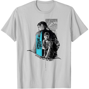 image:imageThe Last of Us Part II Abby Ellie Im The One That You Want TShirtSilver Grey