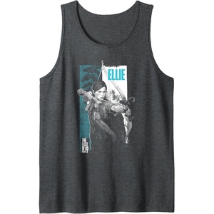 image:imageThe Last of Us Part II Ellie Ready For Fight Big Poster V2 Tank TopDark Heather Grey