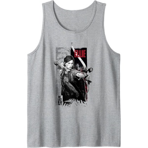image:imageThe Last of Us Part II Ellie Ready For Fight Chest Poster Tank TopHeather Grey