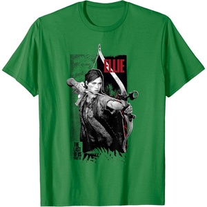 image:imageThe Last of Us Part II Ellie Ready for Fight Chest Poster TShirtKelly Green