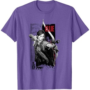 image:imageThe Last of Us Part II Ellie Ready for Fight Chest Poster TShirtPurple Heather