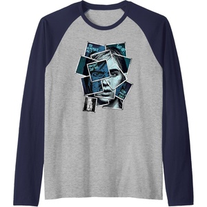 image:imageThe Last of Us Part II Ellie You Cant Stop This Portrait Raglan Baseball TeeNavy BlueAthletic Heather