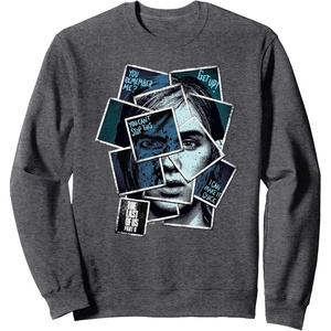 image:imageThe Last of Us Part II Ellie You Cant Stop This Portrait SweatshirtDark Heather Grey