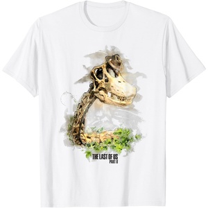 image:imageThe Last of Us Part II Hat On A Dinosaur Watercolor Style TShirtWhite