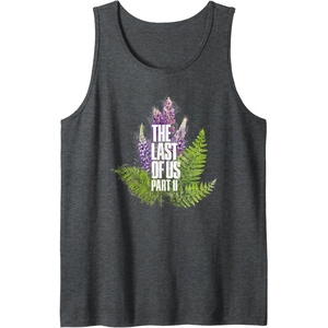 image:imageThe Last of Us Part II Watercolor Lavender Big Chest Logo Tank TopDark Heather Grey