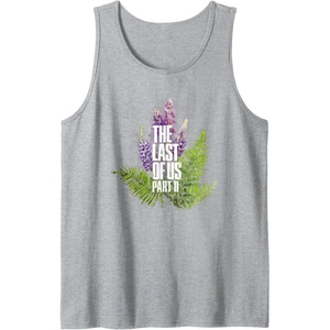 image:imageThe Last of Us Part II Watercolor Lavender Big Chest Logo Tank TopHeather Grey