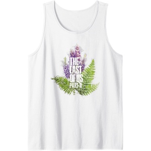 image:imageThe Last of Us Part II Watercolor Lavender Big Chest Logo Tank TopWhite