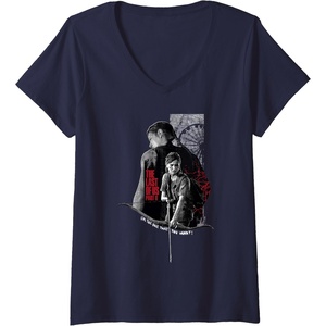 image:imageWomens The Last of Us Part II Abby Ellie Im The One That You Want VNeck TShirtNavy Blue