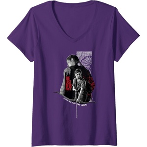image:imageWomens The Last of Us Part II Abby Ellie Im The One That You Want VNeck TShirtPurple