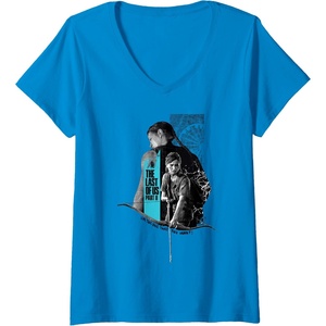 image:imageWomens The Last of Us Part II Abby Ellie Im The One That You Want VNeck TShirtSapphire Blue