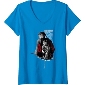 image:imageWomens The Last of Us Part II Abby Ellie Im The One That You Want VNeck TShirtSapphire Blue