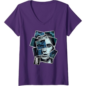 image:imageWomens The Last of Us Part II Ellie You Cant Stop This Portrait VNeck TShirtPurple